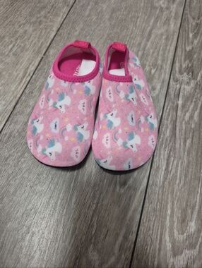 Element Toddler Girls Pink Unicorn Aqua/Water/Pool/Beach/Swim Shoes; Size 9